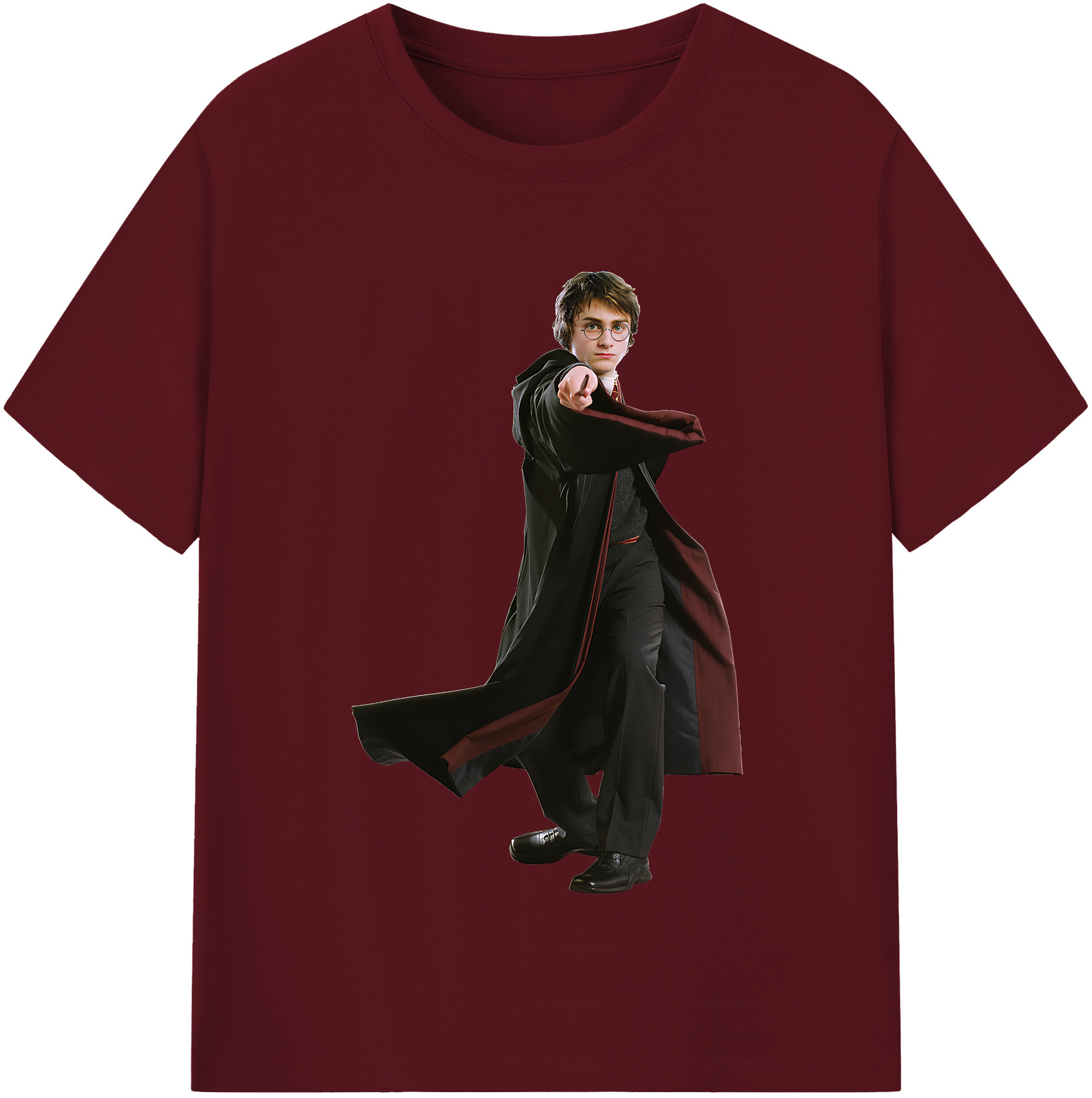 （画像用） Harry Potter ハリー・ポッターシリーズ 綿100％半袖Tシャツ（フロントプリント）